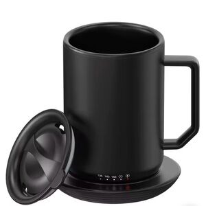 Black Smart Mug with Lid